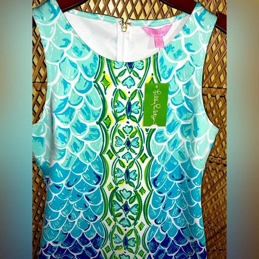 Lilly Pulitzer NWT Perla Dress 🧜♀️ Scale Back Size M 🦄 - Picture 10 of 11